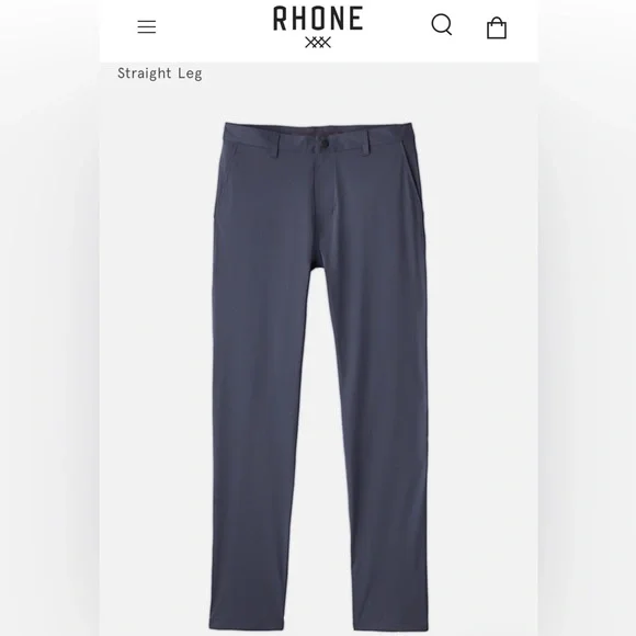 Rhône Commuter Pants Gray size 28 x 28 VGUC